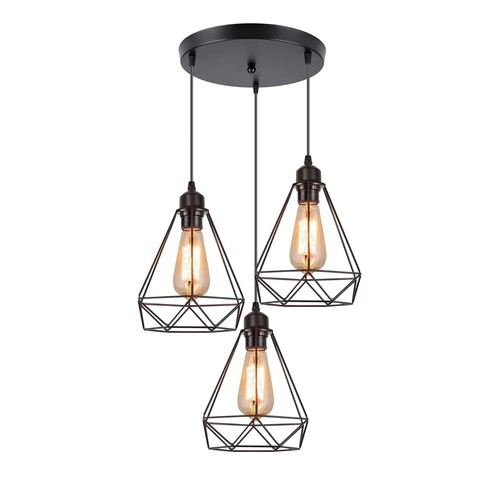 Suspension industrielle noire