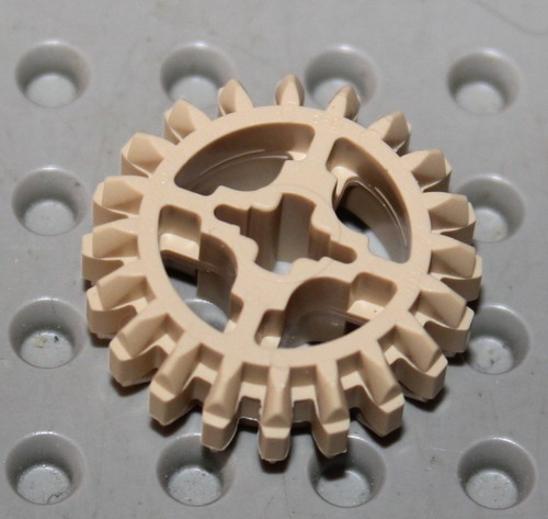Lego technic tan gear tooth - technic, 20
