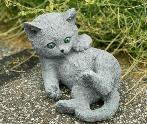 Sculpture pierre chat - pierre, russe