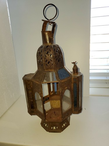 Antique tin candle - antique,