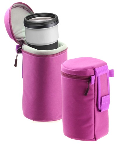 Navitech purple camera lens - purple,
