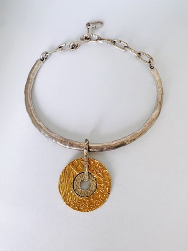 Collier torque pendentif - collier,