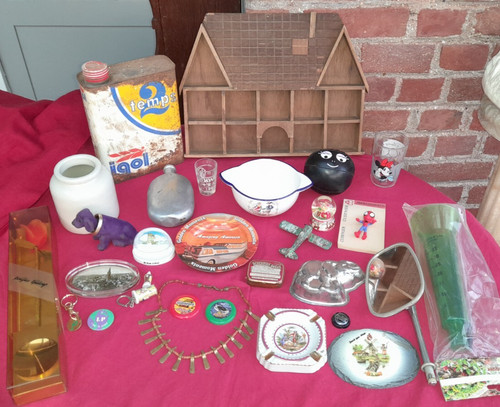 Objets brocante fond - brocante, de