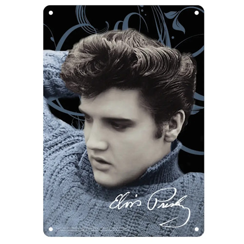 Plaque metal elvis presley - elvis, presley-