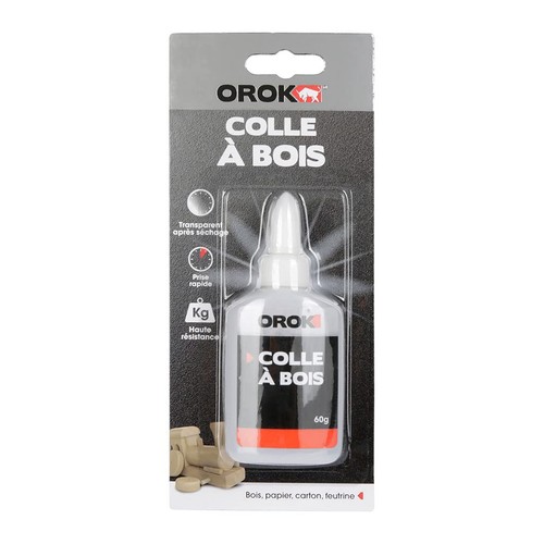 Colle bois flacon 60g - colle,