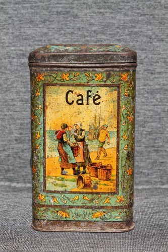 Ancienne rare boite - boite, tôle
