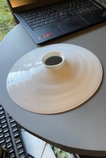 ancien abat jour verre opaline