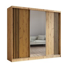 Armoire Neli 240 cm miroir à