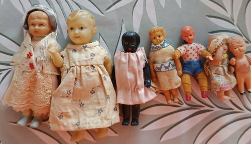 Lot mini poupées - poupées, et