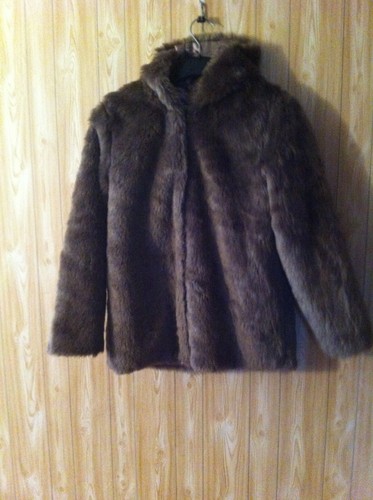 Veste fausse fourrure - fausse, fourrure,