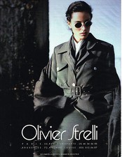 ADVERTISEMENT ADVERTISING 025 1993 OLIVIER STRELLI haute couture D. ISSERMANN
