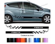 2 X BANDES BAS DE CAISSE POUR FORD FIESTA SPORT DECO PORTIERE STICKER BD424-7
