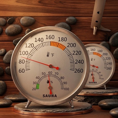 Thermomètre sauna mural - sauna,