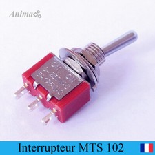 Interrupteur à levier 1 voie 2 Positions (ON-ON) MTS-102