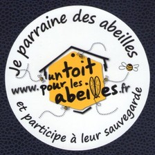 Autocollant rond Je Parraine