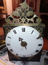 MOUVEMENT  UNE AIGUILLE HORLOGE COMTOISE 18EME SIECLE