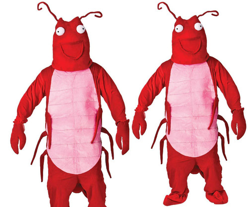 Rouge homard costume - homard, adulte