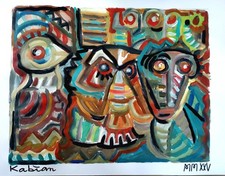 Peinture Originale Sur Papier