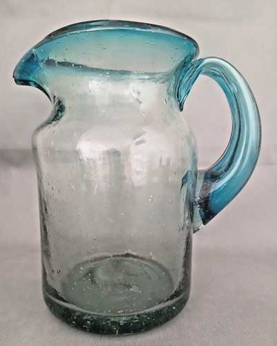 Ancien pichet broc verre - ancien,