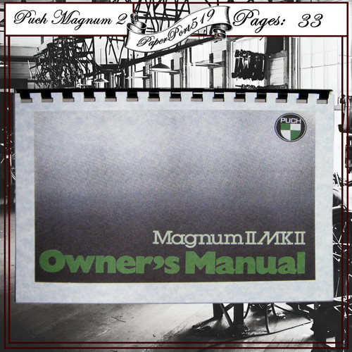 Puch magnum and mkii owners - magnum, ii