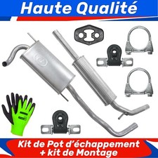 Kit de pot d'échappement pour VW Polo 3 III 6N Hayon 1.0 1.3 1.4 1.6 (1994-2001)