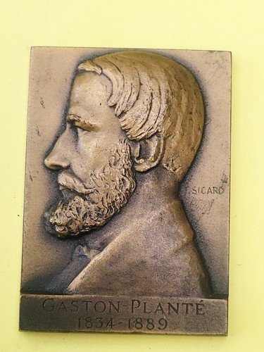 Médaille gaston planté - médaille,