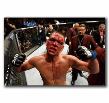 280852 Nate Diaz MMA UFC Welterweight Champion PRINT POSTER