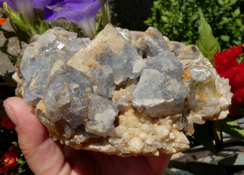 Top cubes fluorite - cubes, vert