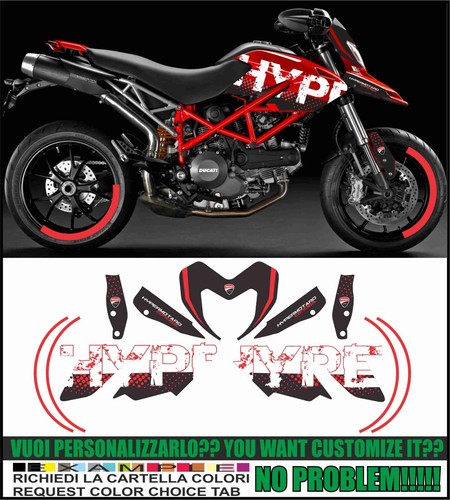 Adhésifs hypermotard 796 1100 - hypermotard,