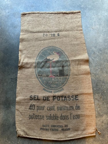 Sac toile jute potasse - sac,