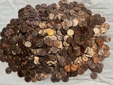 1959-1982 95% Copper 5 lb Bulk Lincoln Memorial Cents Lots Red some with spots