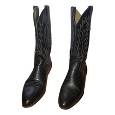 Botte Santiag en cuir de