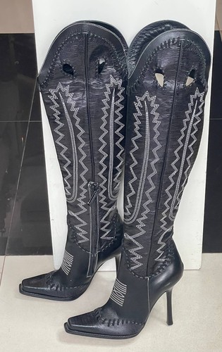 Dsquared black leather - dsquared²,