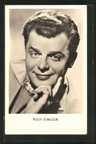 Carte postale acteur rolf - acteur,