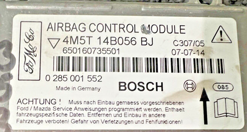 Calculateur airbag vierge - calculateur, ford
