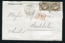 Rare lettre de Paris pour