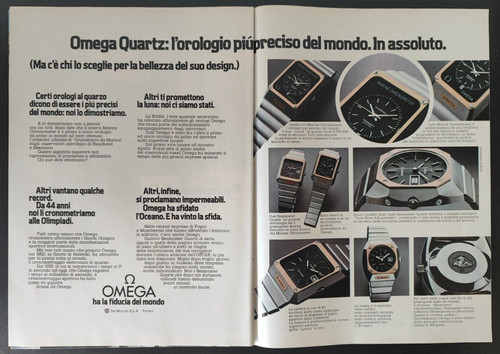 Omega quartz marine - marine, montre