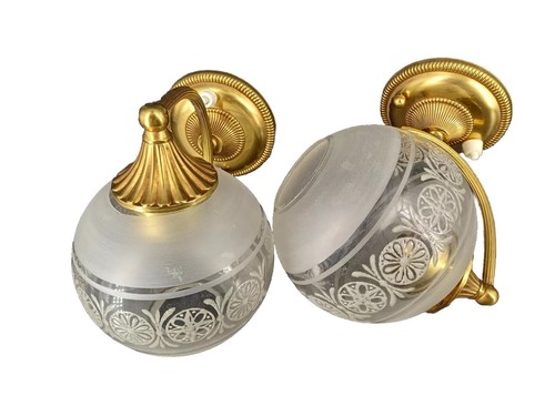 Paire appliques vintage - d'appliques, en