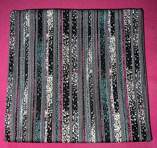 Tissu vintage jersey fond - , noir