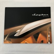Spyker Car Sales Brochure