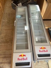 Red Bull Fridge High-Quality Stainless Steel