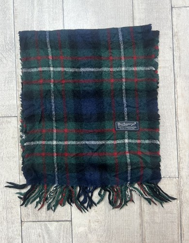 écharpe burberry bleu vert - Écharpe, bleu/vert