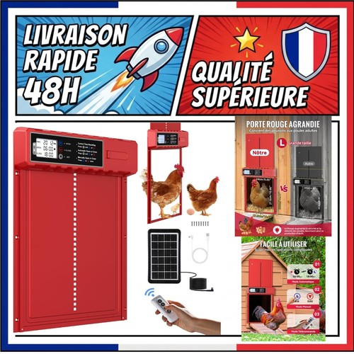Porte automatique poulailler