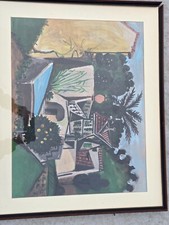 Pablo Picasso La Villa Aux Palmiers Daniel Jacomet Spadem Print Villa Palm Tree