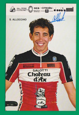 CYCLISME carte cycliste STEFANO ALLOCCHIO équipe CHATEAU D'AX SALOTTI Signée