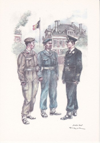 Carte postale militaire - carte,