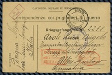 WW1- Carte prisonnier de