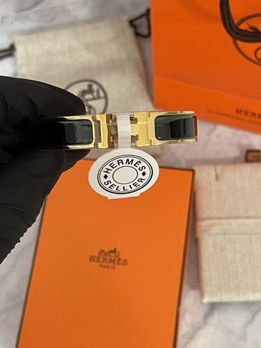 Hermès clic bracelet gold - hermÈs, h