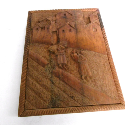 Tableau bois relief - relief, malgache