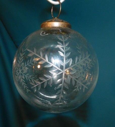 Ancienne boule noël - ancienne, de